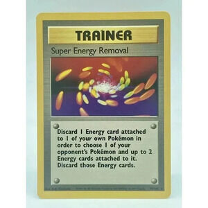 Unlimited Base Super Energy Removal Rare 79/102 Pokemon WOTC Vintage 1999‎ LP
